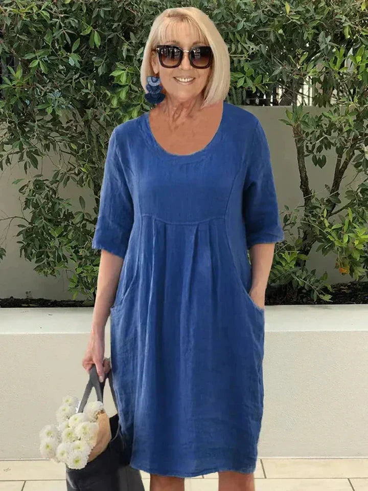Fleur™ | Loose Dress with Pockets