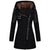 Black (with velvet hood)