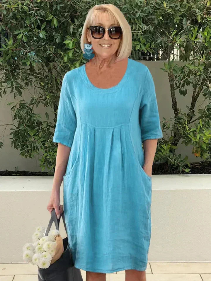 Fleur™ | Loose Dress with Pockets
