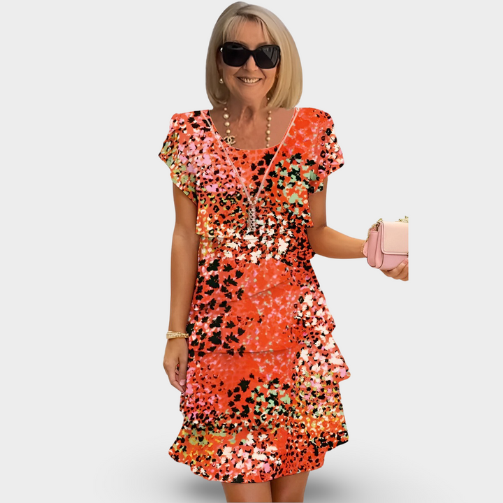 Anna™ – Leopard Print Wrap Dress