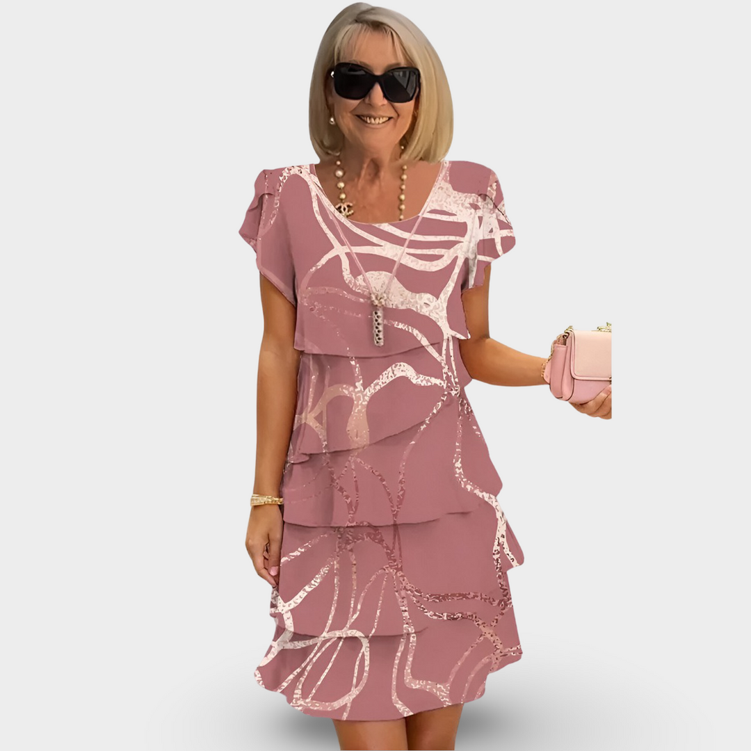 Anna™ – Leopard Print Wrap Dress