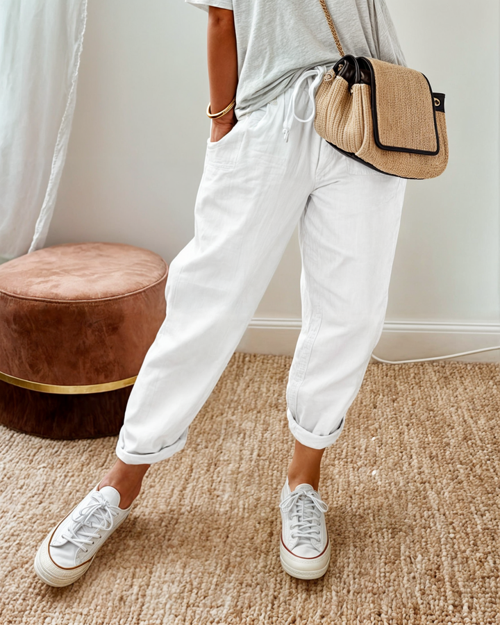 Lisa – Elegant Linen‑Blend Trousers