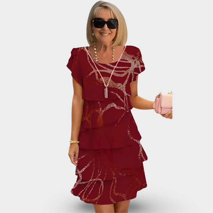 Anna™ – Leopard Print Wrap Dress