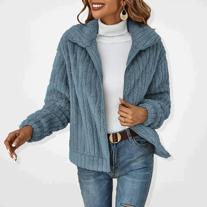 SVEVA™ | Stylish Plush Cardigan