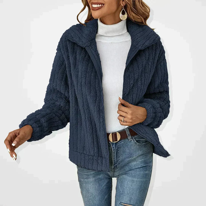 SVEVA™ | Stylish Plush Cardigan
