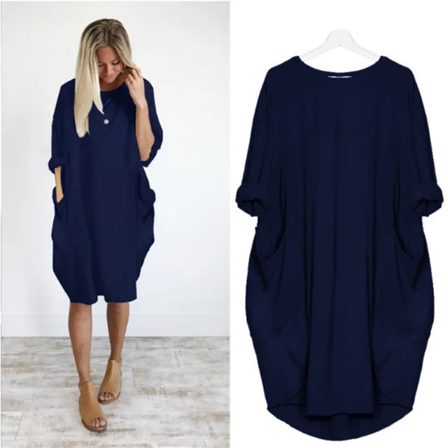 Bianca - Comfortable loose-fitting dress