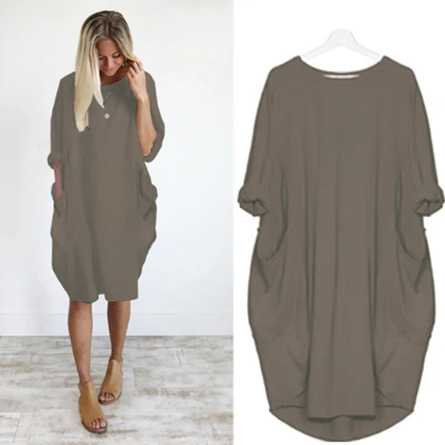 Bianca - Comfortable loose-fitting dress