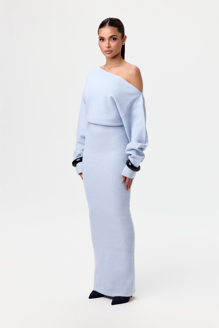 Louise - Off Shoulder Sweater Dress