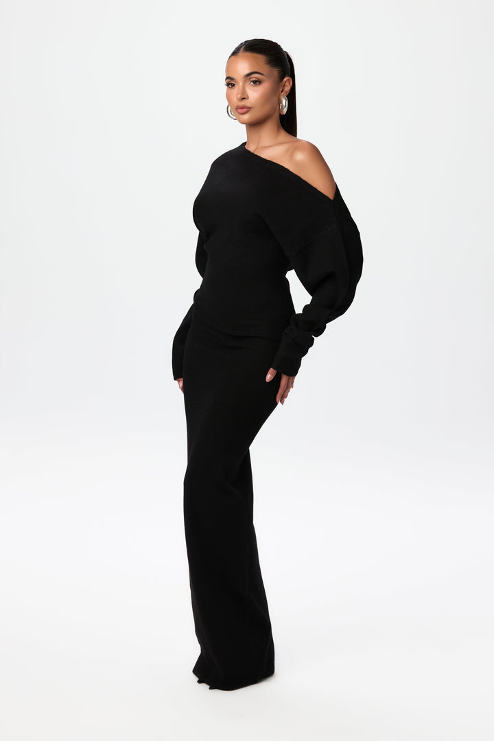Louise - Off Shoulder Sweater Dress