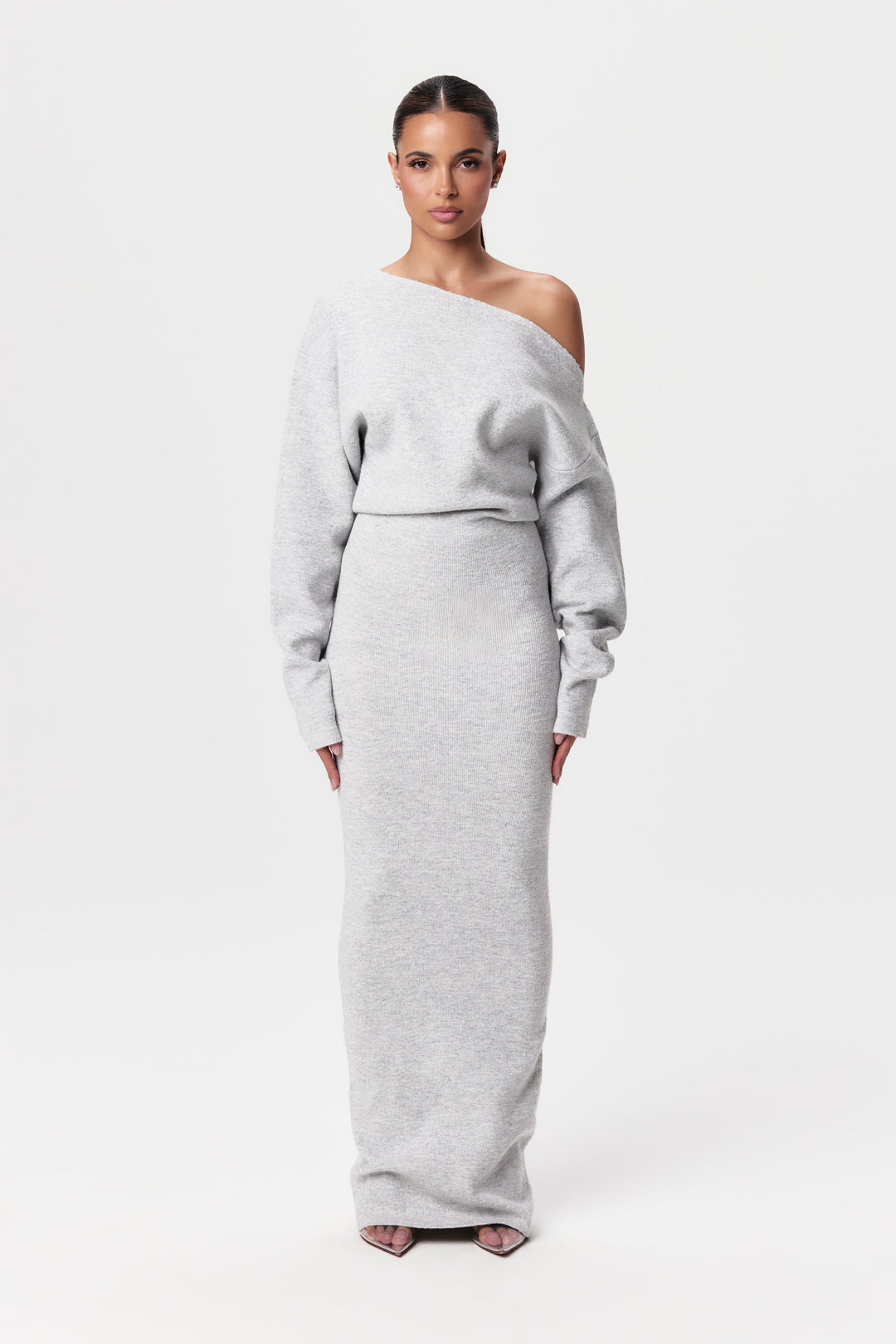 Louise - Off Shoulder Sweater Dress