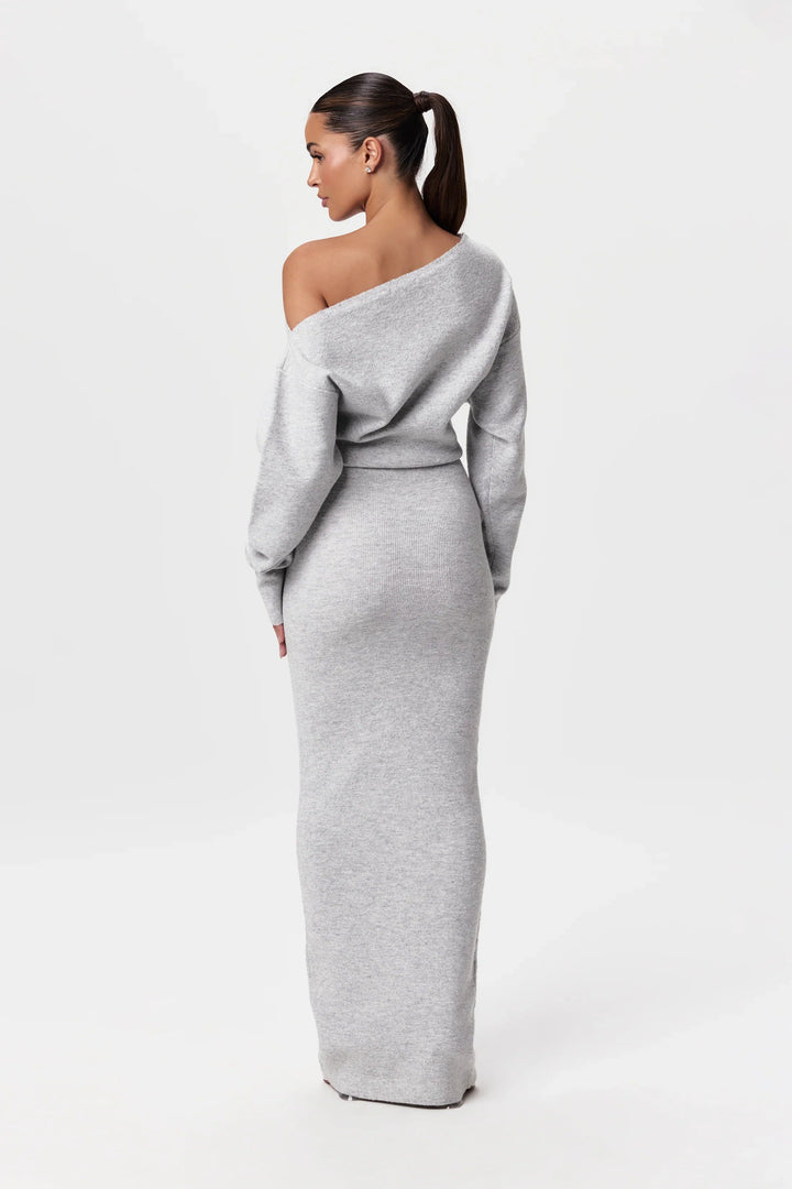 Louise - Off Shoulder Sweater Dress