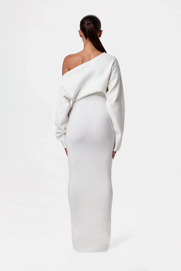 Louise - Off Shoulder Sweater Dress