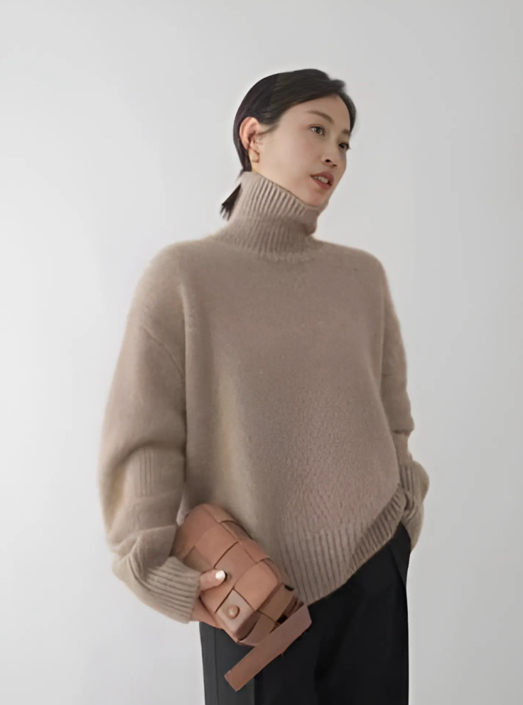 ALICIA™ | CASHMERE TURTLENECK JUMPER