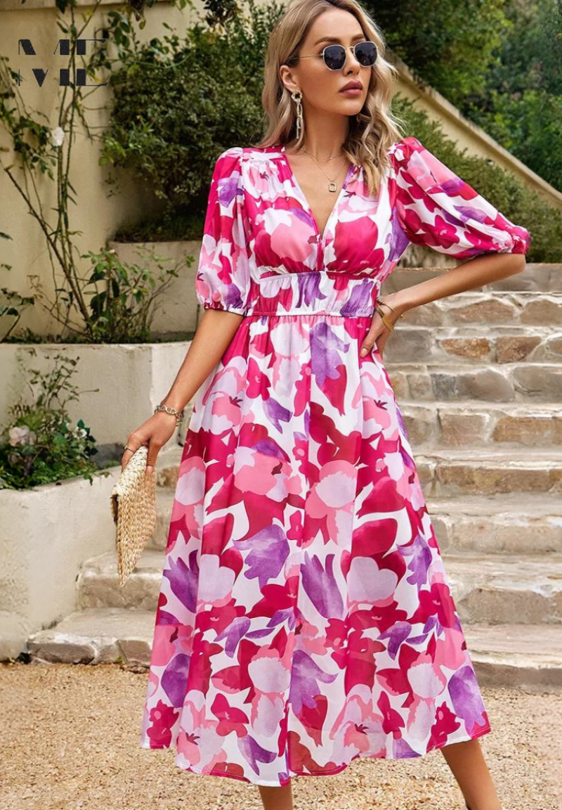 Flore – Elegant Floral Dress