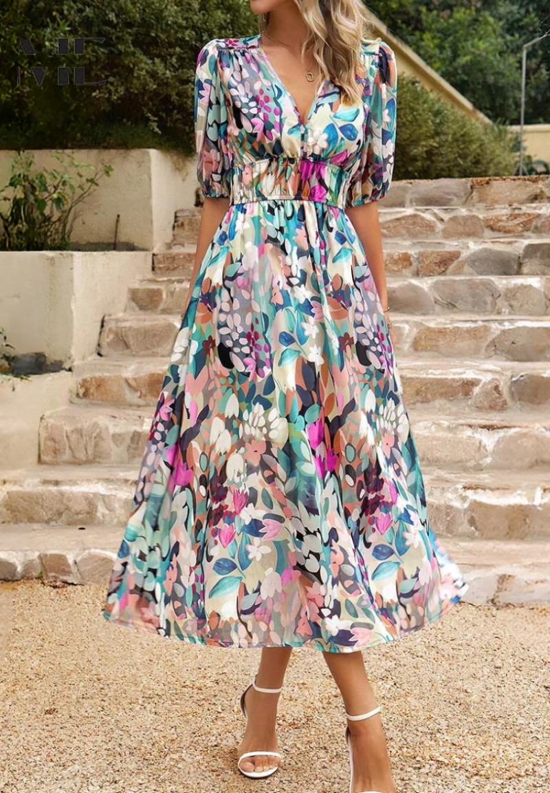 Flore – Elegant Floral Dress