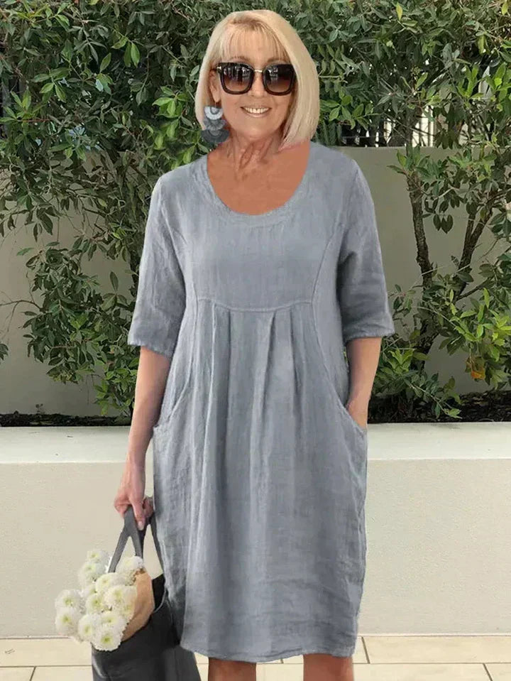 Fleur™ | Loose Dress with Pockets