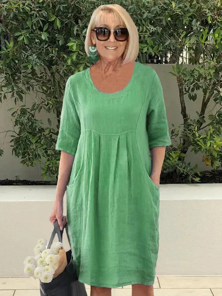 Fleur™ | Loose Dress with Pockets