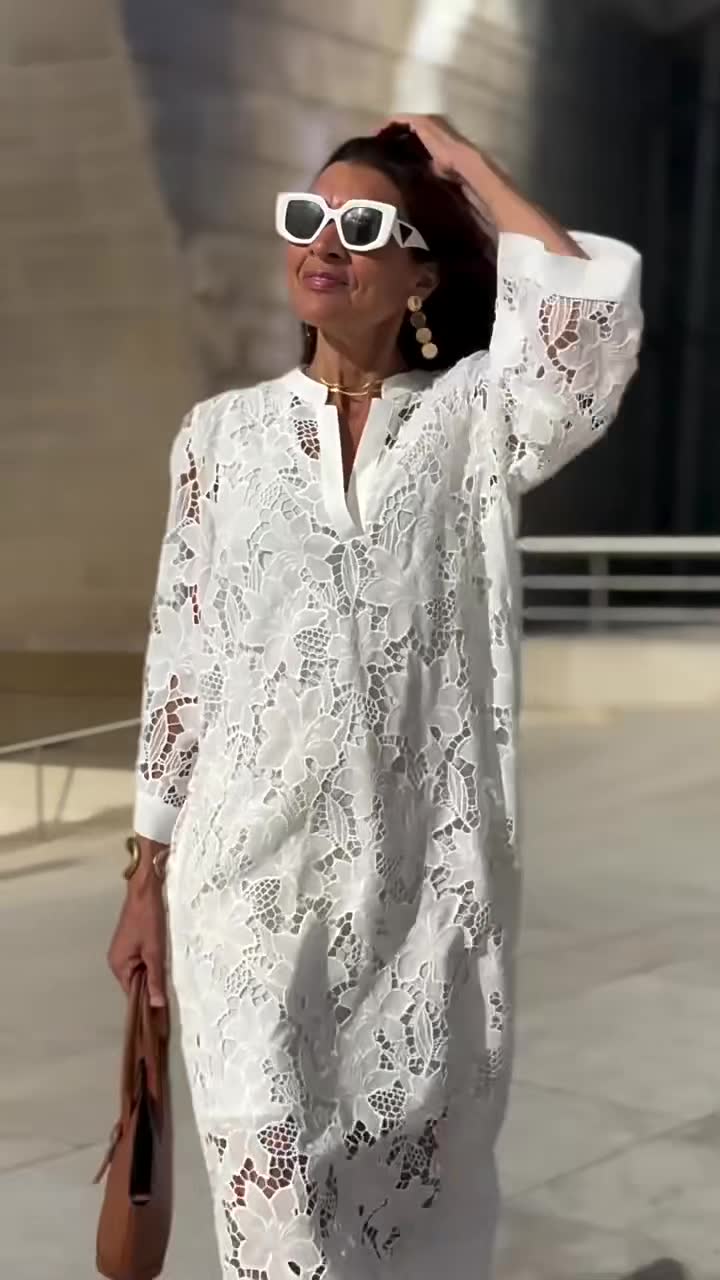 Celeste Dress White
