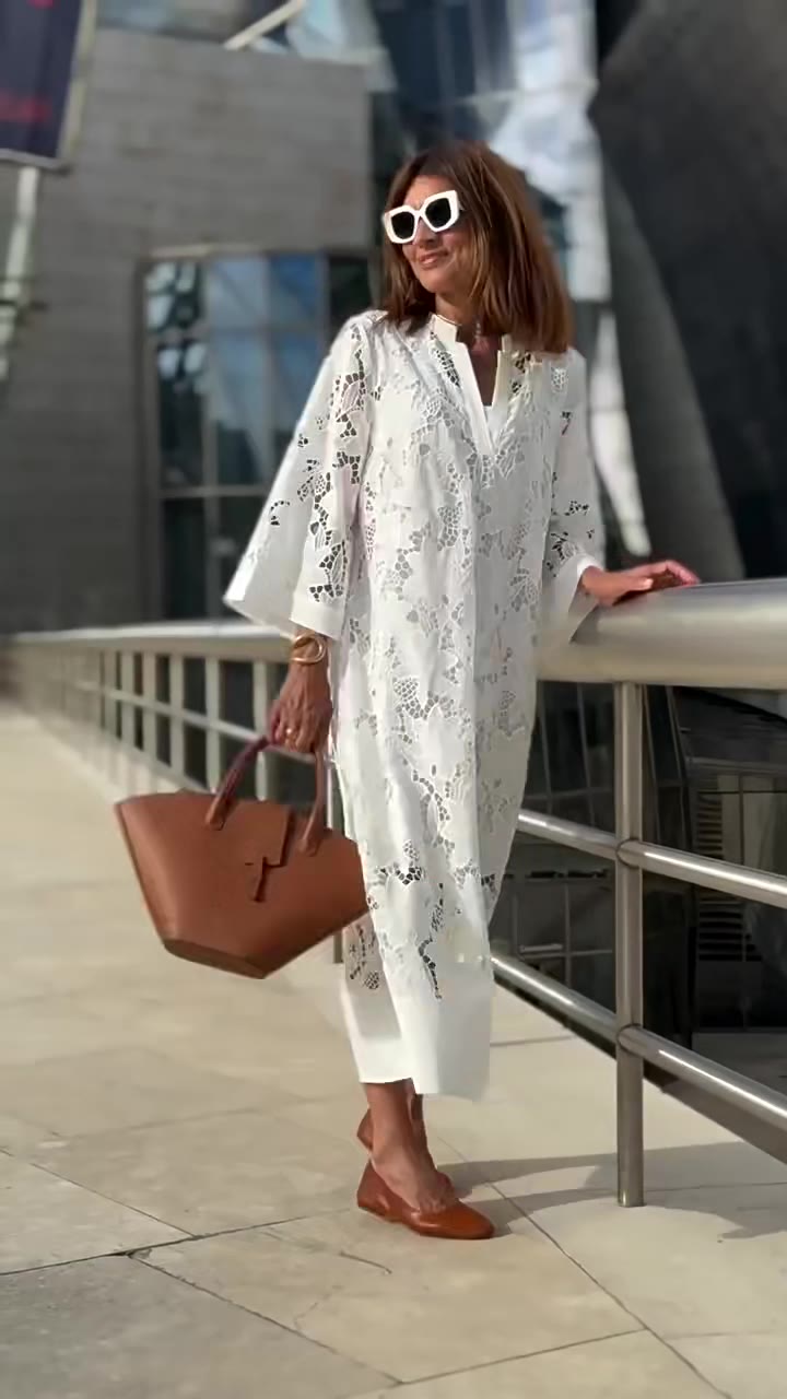 Celeste Dress White
