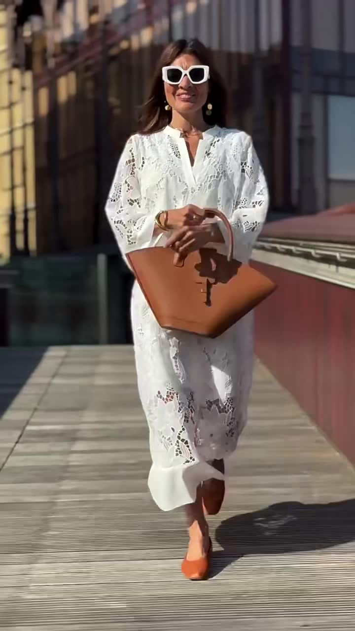 Celeste Dress White