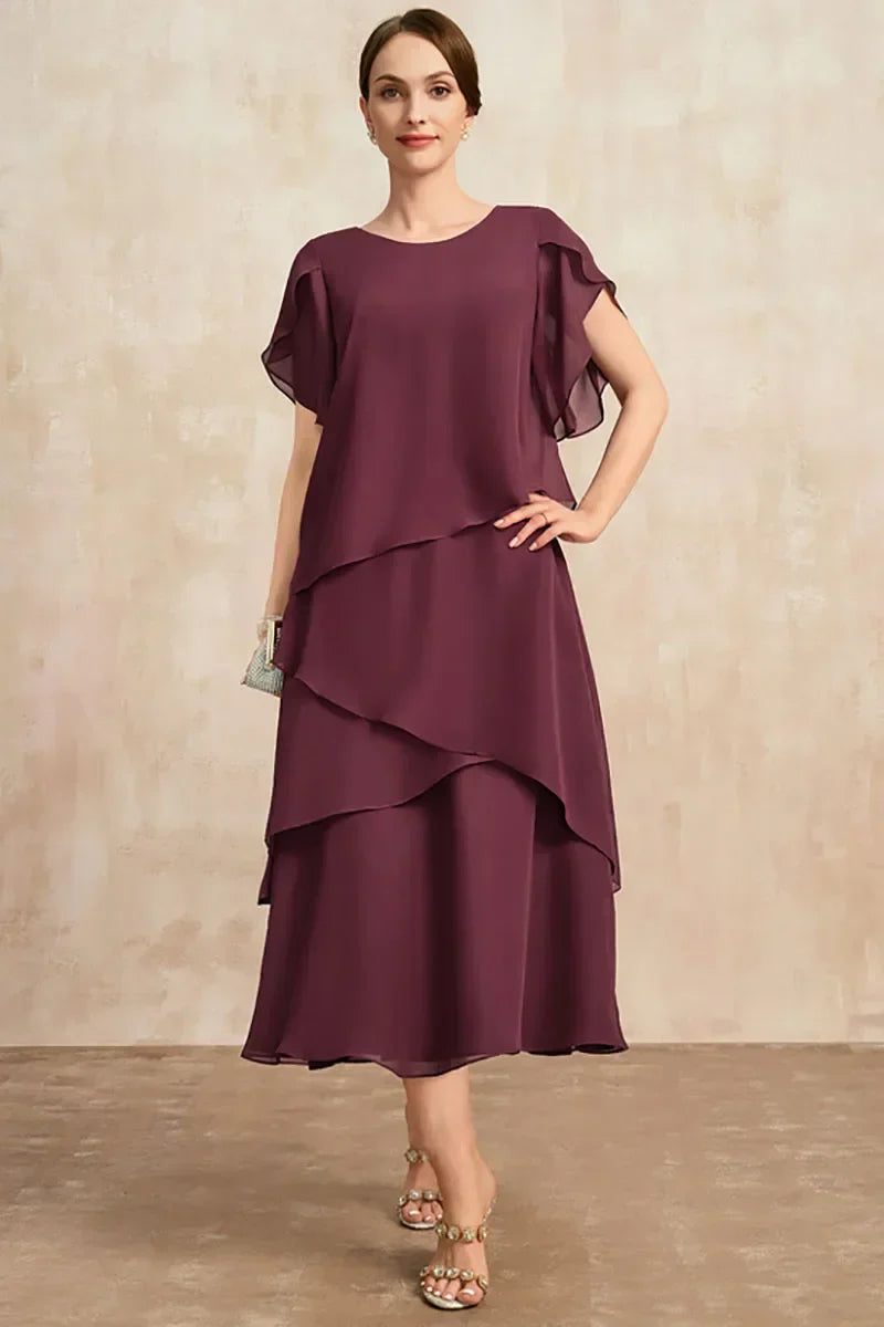 Celestia – Classic Chiffon Dress