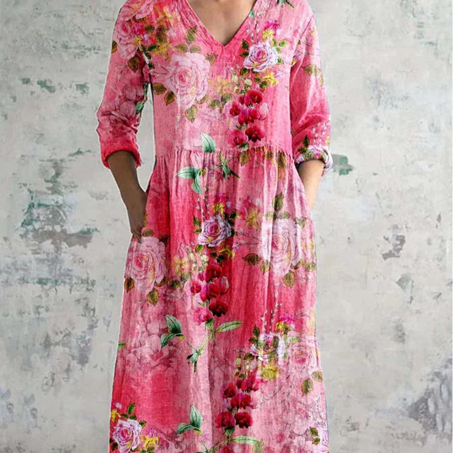 Alice - Elegant Floral Dress