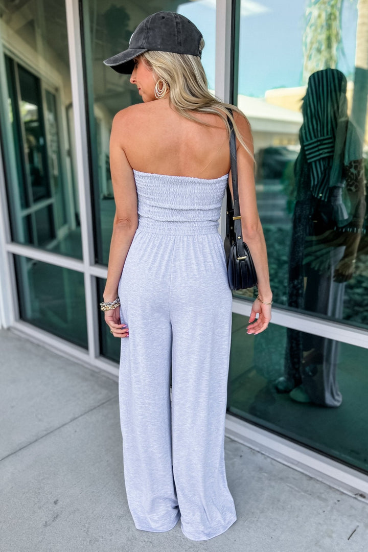 Dames – Trendy Off-Shoulder Jumpsuit